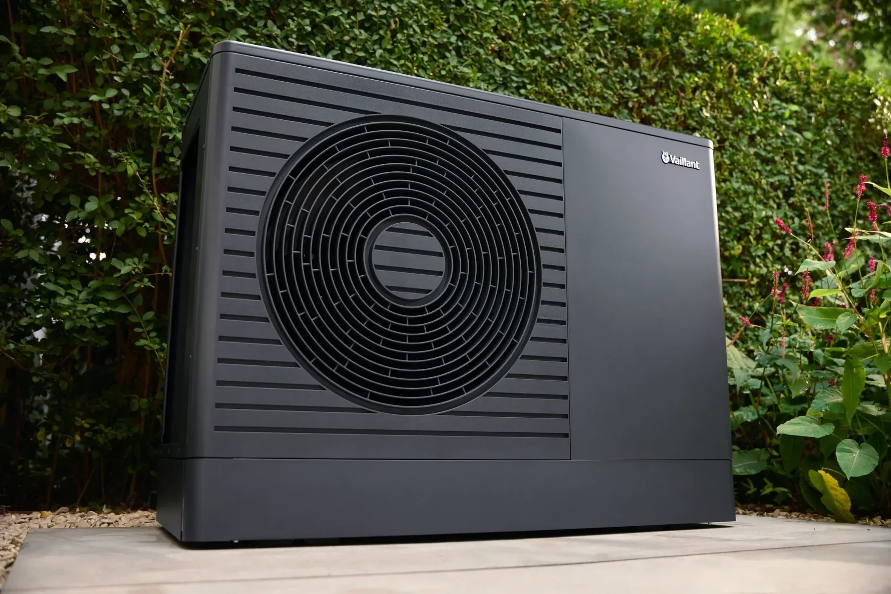 Dettaglio della pompa di calore Vaillant aroTHERM